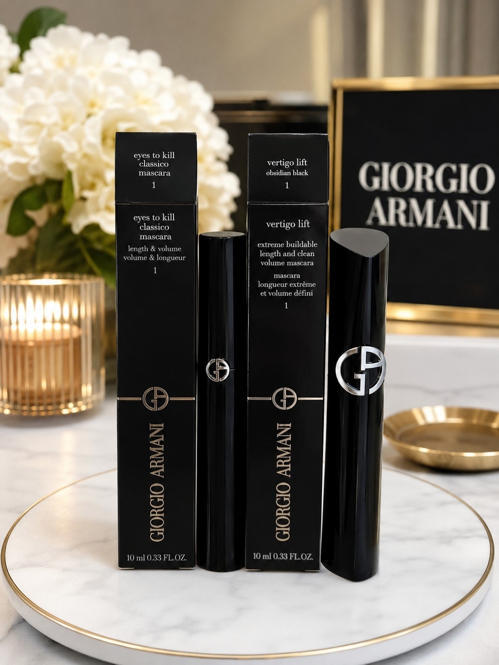 Giorgio Armani Eyes to Kill Classic Mascara & Vertigo Lift Set — Black